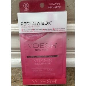 Voesh Pedi In A Box Deluxe 4 Step Pedicure Vitamin